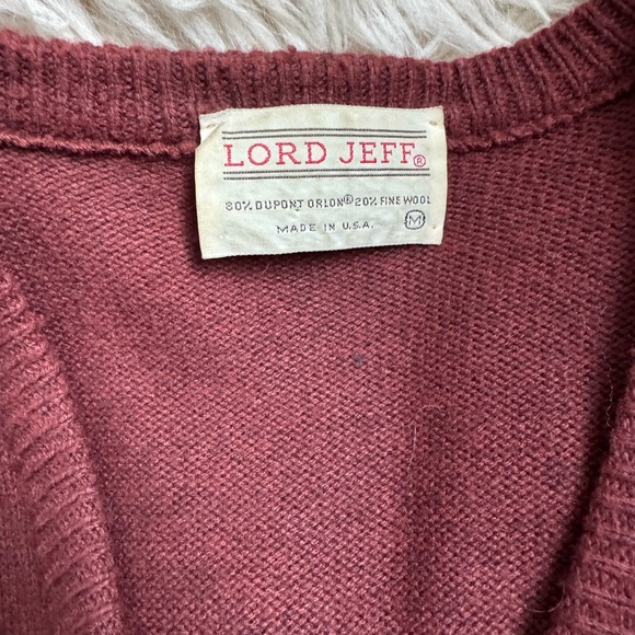 Vintage Lord Jeff Sweater Vest | Orlon Wool Blend | Made in USA - Picture 10 of 13